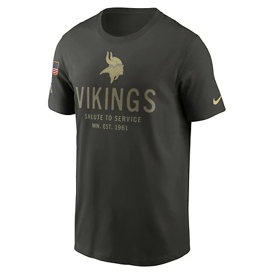 Minnesota Vikings Salute to Service Sideline Primary Edge Men's Nike Dri-FIT NFL T-Shirt