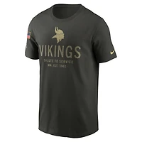 Minnesota Vikings Salute to Service Sideline Primary Edge Men's Nike Dri-FIT NFL T-Shirt