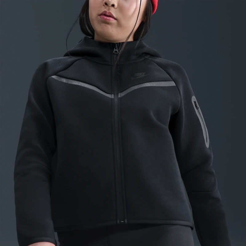 Nike Sportswear Tech Fleece Girls' Full-Zip Hoodie