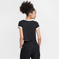 Nike Sportswear Big Kids' (Girls') Cropped T-Shirt
