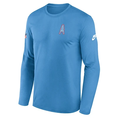Tennessee Titans Alt Legend Small Logo Men's Nike Dri-FIT NFL Long-Sleeve T-Shirt