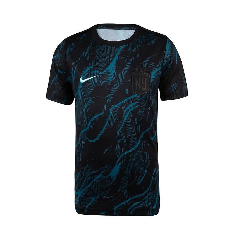 NJ/NY Gotham FC 2025 Big Kids' Nike NWSL Short-Sleeve Pre-Match Top