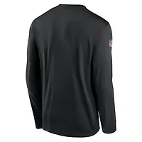 Detroit Lions Alt Legend Small Logo Men's Nike Dri-FIT NFL Long-Sleeve T-Shirt