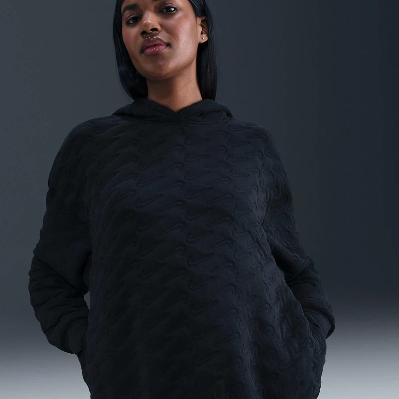 Nike Sportswear Phoenix Fleece Women's Loose Jacquard Pullover Hoodie