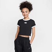 Nike Sportswear Big Kids' (Girls') Cropped T-Shirt