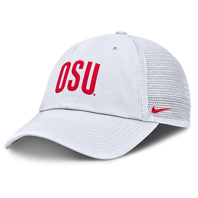 Ohio State Primetime Campus Club Men's Nike College Trucker Adjustable Hat