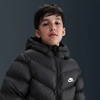Nike Sportswear All Day Play Big Kids' Therma-FIT Loose-Fit Mid-Length Puffer Jacket