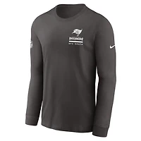 Tampa Bay Buccaneers Sideline Team Issue Men's Nike Dri-FIT NFL Long-Sleeve T-Shirt