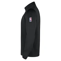 New York Knicks Men's Nike Dri-FIT NBA 1/4-Zip Long-Sleeve Top