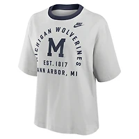 Michigan Legacy Arch Script Boxy Women's Nike College T-Shirt