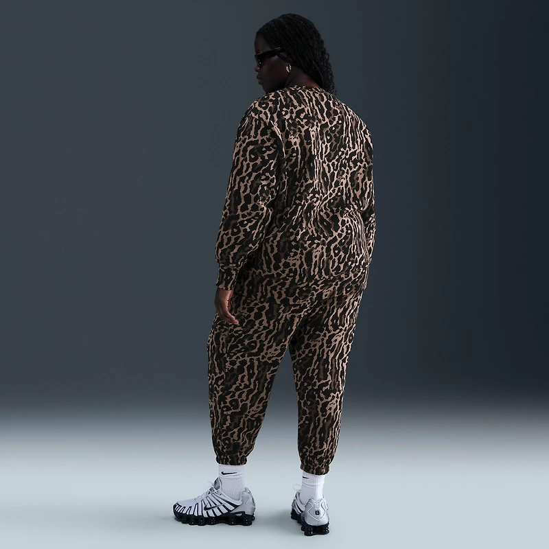 Nike Sportswear Phoenix Fleece Women's High-Waisted Oversized Printed Sweatpants