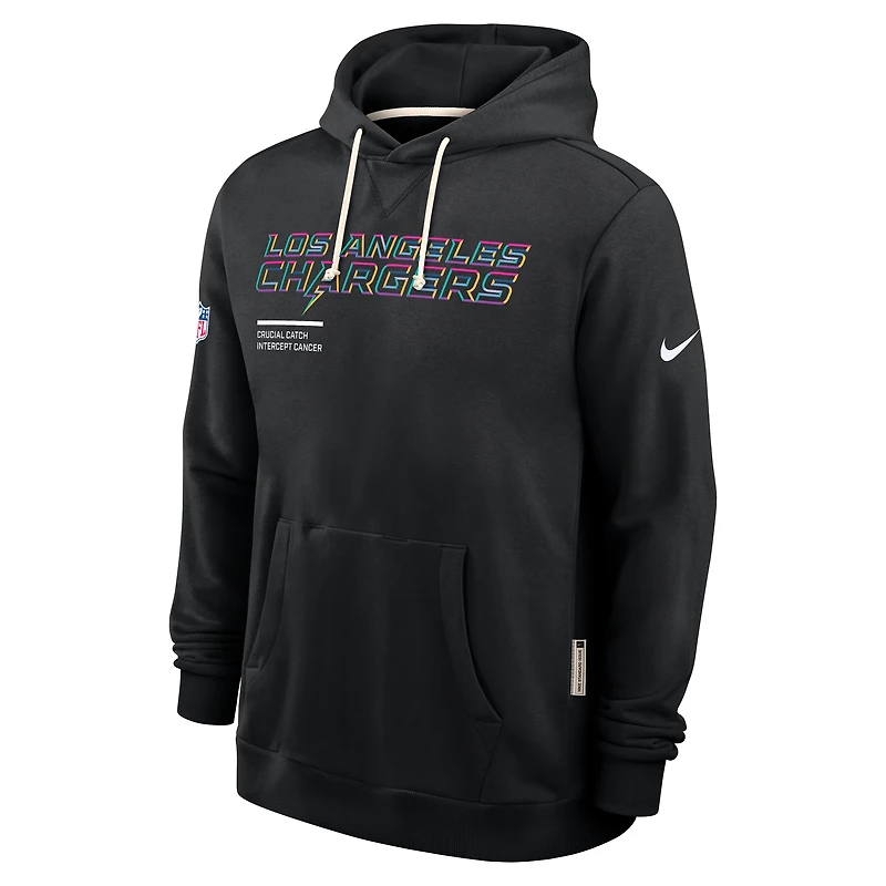 Los Angeles Chargers Crucial Catch Sideline Men's Nike Dri-FIT NFL Pullover Hoodie