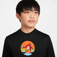 Nike Swim Hydroguard Big Kids' (Boys') Dri-FIT Short-Sleeve Top