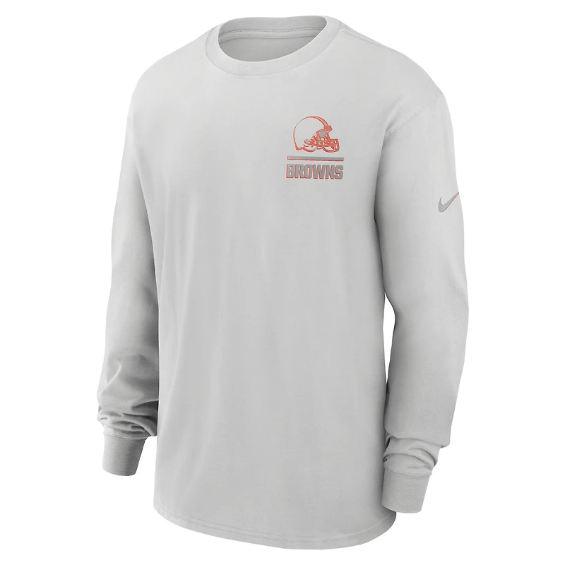 Cleveland Browns Essential Heavy Max90 Men's Nike NFL Long-Sleeve T-Shirt