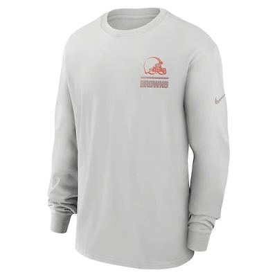 Cleveland Browns Essential Heavy Max90 Men's Nike NFL Long-Sleeve T-Shirt
