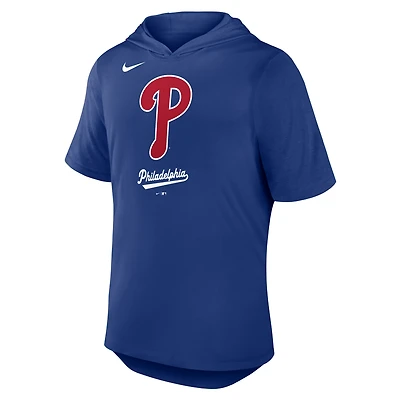 Philadelphia Phillies Logo Men's Nike Dri-FIT MLB Hooded T-Shirt