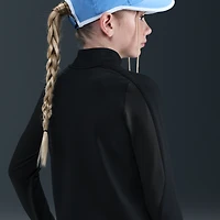 Nike Pro Big Kids' (Girls') Therma-FIT 1/2-Zip Long-Sleeve Top