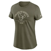 Houston Texans Salute to Service Sideline Women's Nike NFL T-Shirt