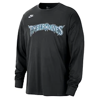 Minnesota Timberwolves Essentials Hardwood Classics Men's Nike NBA Long-Sleeve T-Shirt