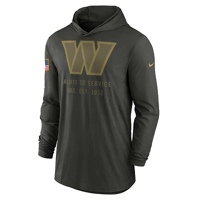 Washington Commanders Salute to Service Sideline Men’s Nike Dri-FIT NFL Long-Sleeve Hooded Top