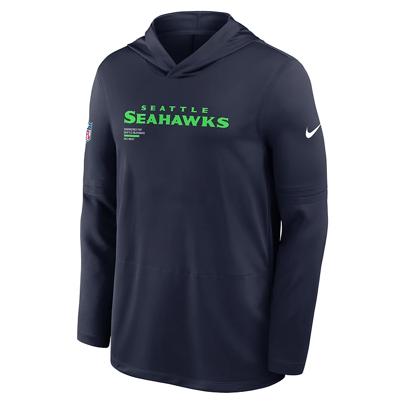 Seattle Seahawks Rivalries Collection Sideline Men's Nike Dri-FIT NFL Long-Sleeve Hooded Top