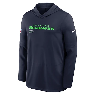 Seattle Seahawks Rivalries Collection Sideline Men's Nike Dri-FIT NFL Long-Sleeve Hooded Top