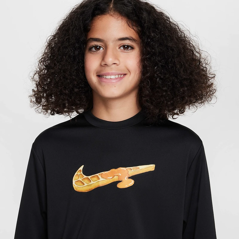 Nike Swim Hydroguard Big Kids' (Boys') Dri-FIT Short-Sleeve Top
