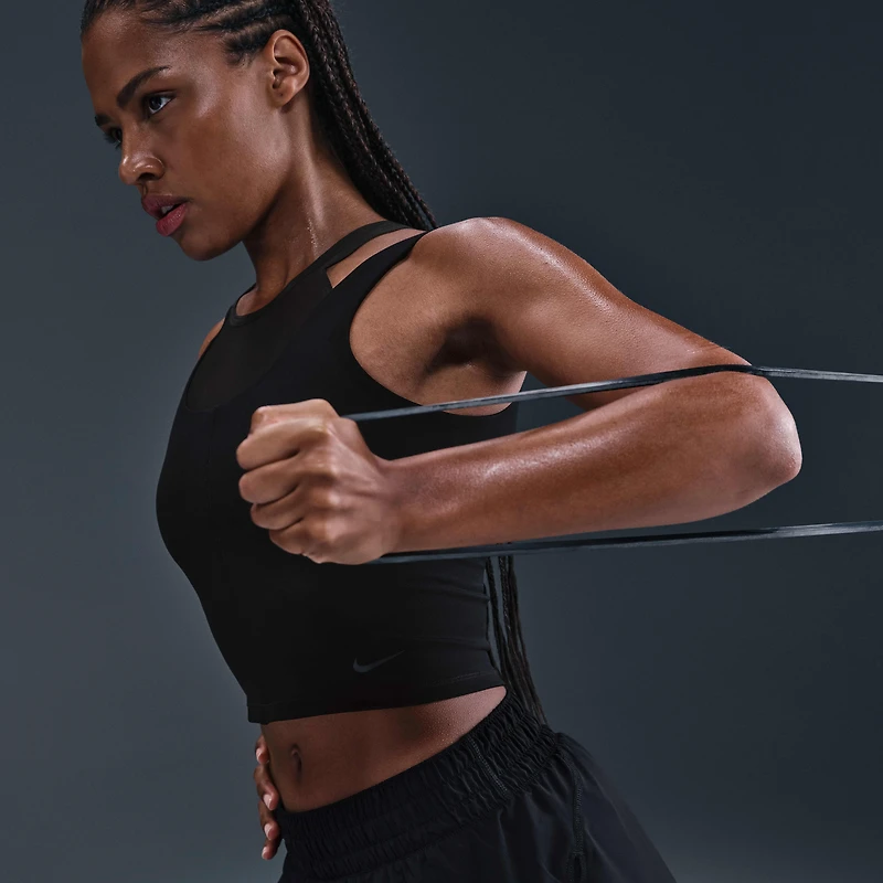 Nike One Fitted Women's Dri-FIT Cropped Tank Top