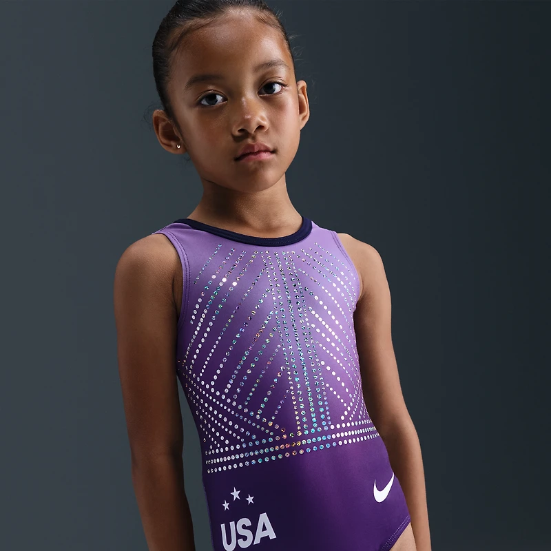 Nike Gymnastics Purple Reign Leotard