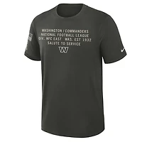 Washington Commanders Salute to Service Slub Men's Nike Dri-FIT NFL T-Shirt