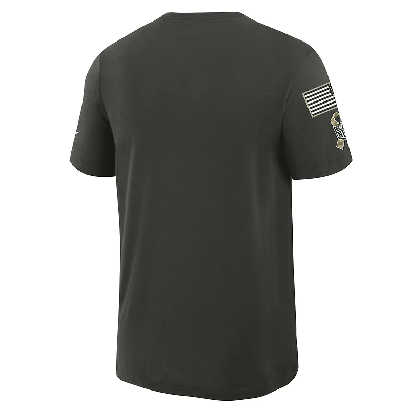 Green Bay Packers Salute to Service Slub Men's Nike Dri-FIT NFL T-Shirt