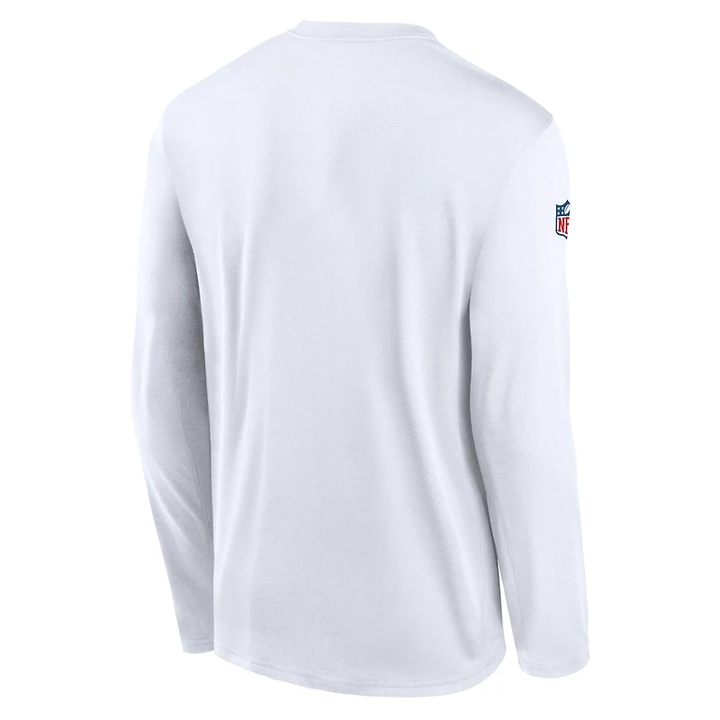 New York Jets Alt Legend Small Logo Men's Nike Dri-FIT NFL Long-Sleeve T-Shirt