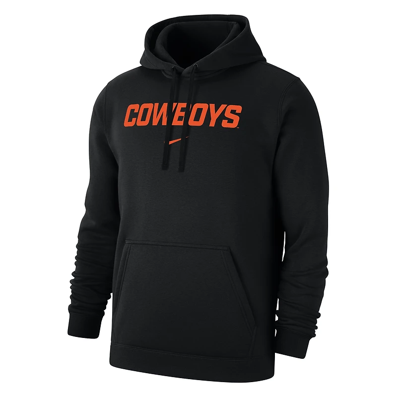 Oklahoma State Club Fleece Men's Nike College Pullover Hoodie