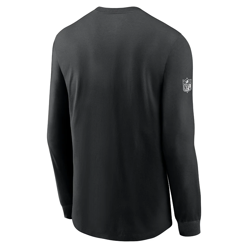 Indianapolis Colts Sideline Team Issue Men's Nike Dri-FIT NFL Long-Sleeve T-Shirt
