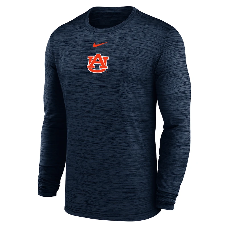 Auburn Sideline Velocity Men's Nike Dri-FIT College Long-Sleeve T-Shirt