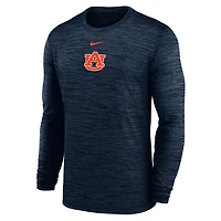 Auburn Sideline Velocity Men's Nike Dri-FIT College Long-Sleeve T-Shirt