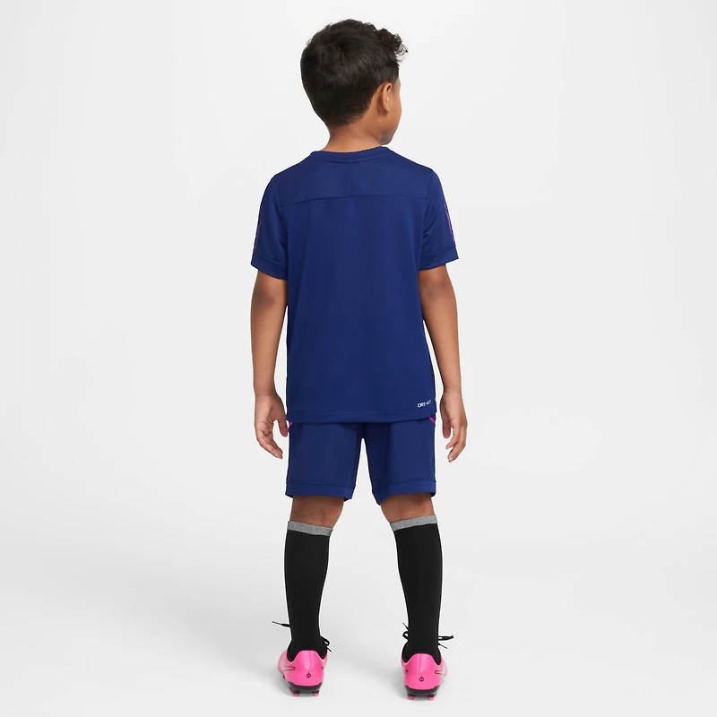 Nike Dri-FIT Kylian Mbappé Little Kids' ACD25 Short Sleeve Top and Shorts Set