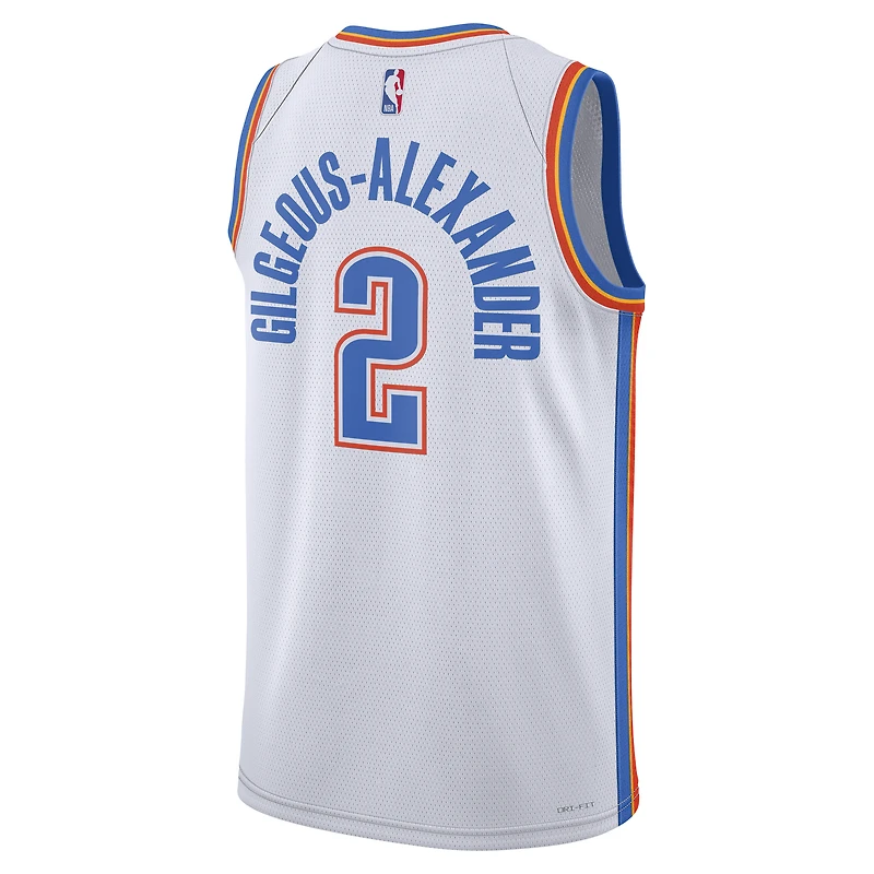 Shai Gilgeous-Alexander Oklahoma City Thunder 2022/23 Association Edition Men's Nike Dri-FIT NBA Swingman Jersey
