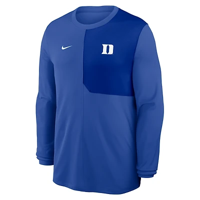 Duke Sideline Coach Men's Nike Dri-FIT College Long-Sleeve Top