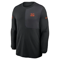 Cincinnati Bengals Sideline Coach Men's Nike Dri-FIT NFL Long-Sleeve Top
