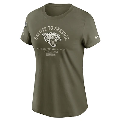 Jacksonville Jaguars Salute to Service Sideline Women's Nike NFL T-Shirt