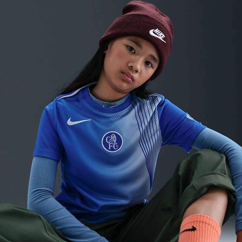 Chelsea FC Academy Pro Third Big Kids' Nike Dri-FIT Soccer Pre-Match Top