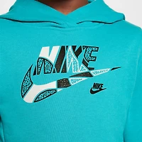 Nike Sportswear "Outside the Lines" Little Kids' French Terry Pullover Hoodie