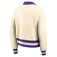 LSU Legacy Women's Nike College Cropped 1/4-Zip Crew