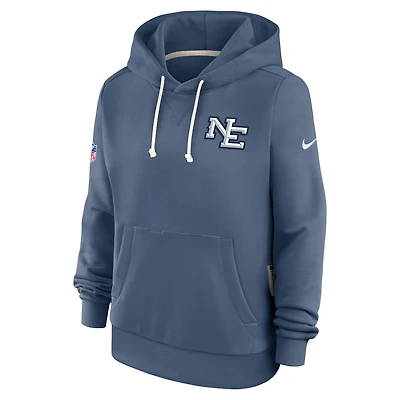 New England Patriots Rivalries Collection Sideline Women's Nike Dri-FIT NFL Pullover Hoodie