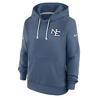 New England Patriots Rivalries Collection Sideline Women's Nike Dri-FIT NFL Pullover Hoodie