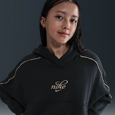 Nike Sportswear Club Fleece Big Kids' (Girls') Boxy Hoodie