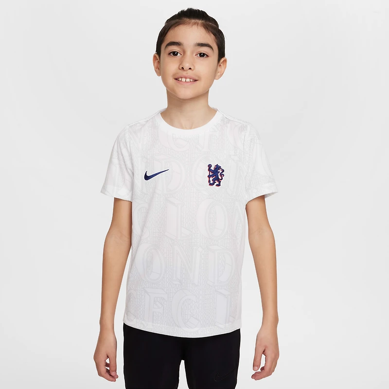 Chelsea FC Academy Pro Big Kids' Nike Dri-FIT Soccer Pre-Match Top