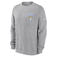 Los Angeles Rams Draw Block Club Men's Nike NFL Pullover Crew