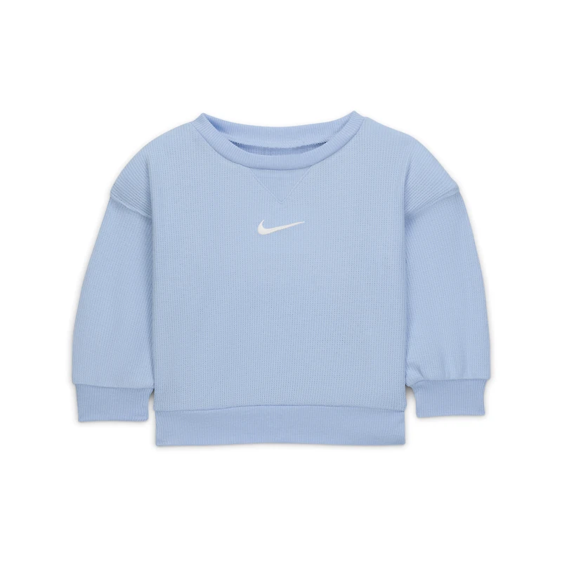 Nike Essentials Baby (0-9M) Crew and Shorts Set